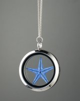 Amulet with blue starfish