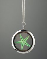 Amulet with green starfish