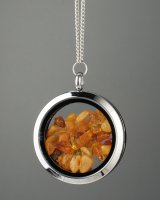 Amulet with Baltic amber