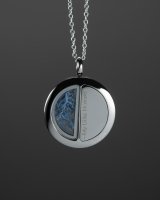 AMULET WITH BLUE MOSS